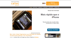 Desktop Screenshot of caltec.pt