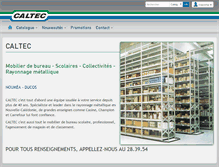 Tablet Screenshot of caltec.nc