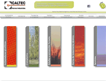 Tablet Screenshot of caltec.com.ar